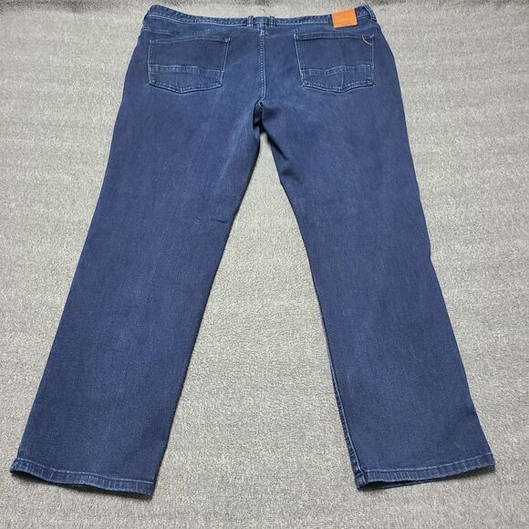 Tommy Bahama Jeans Mens 42x30 Blue Denim Straight Leg Stretch Classic Fit Pants - Picture 8 of 10